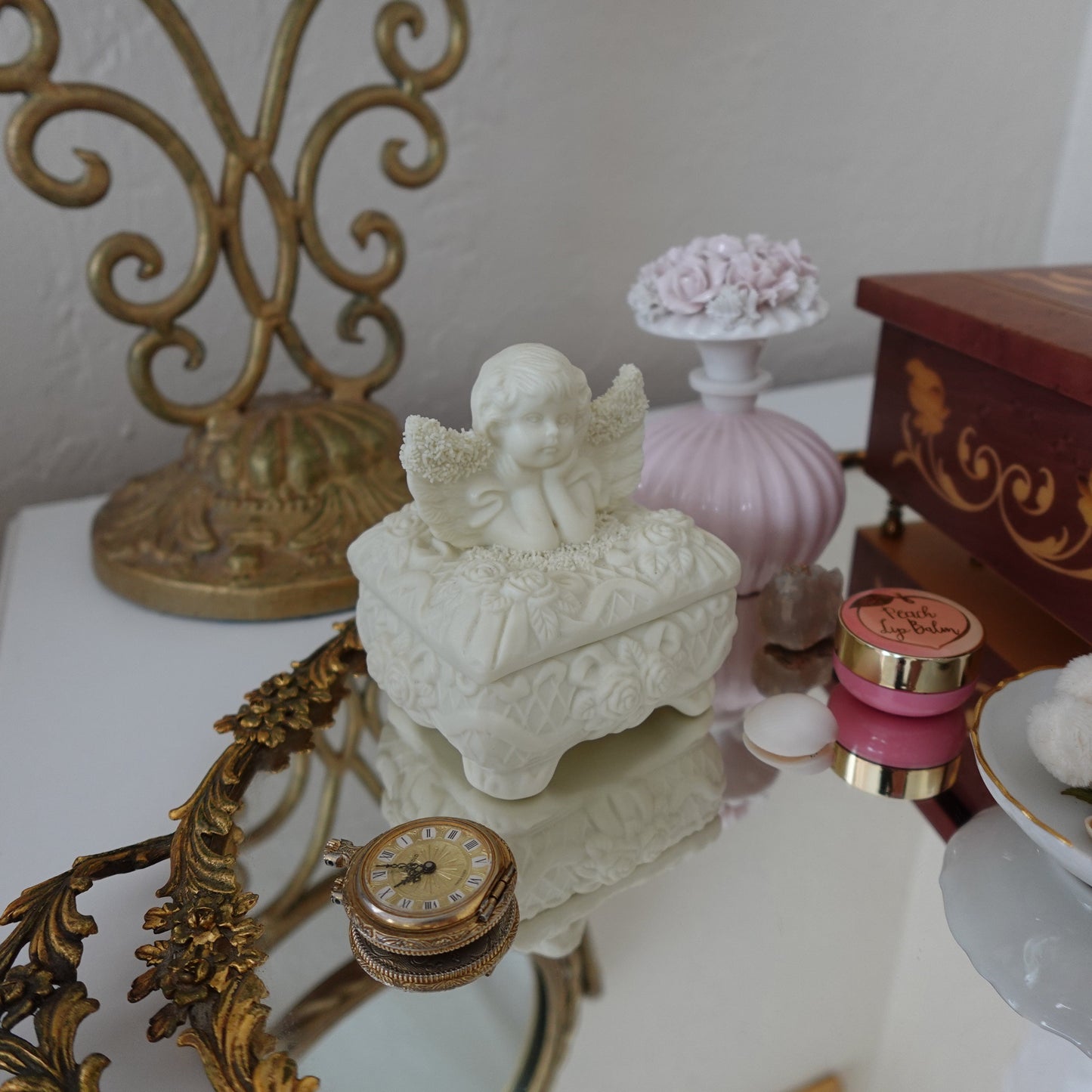 Cherub Ceramic Box