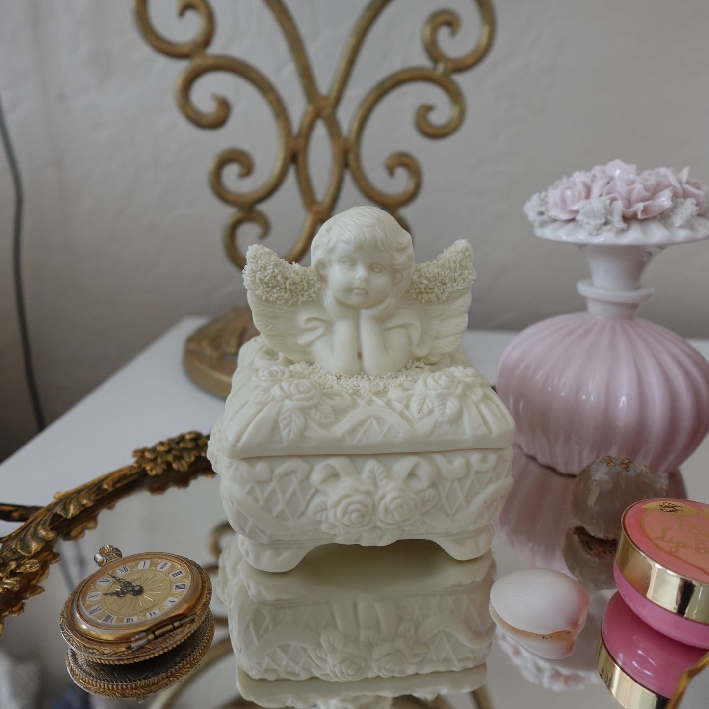 Cherub Ceramic Box