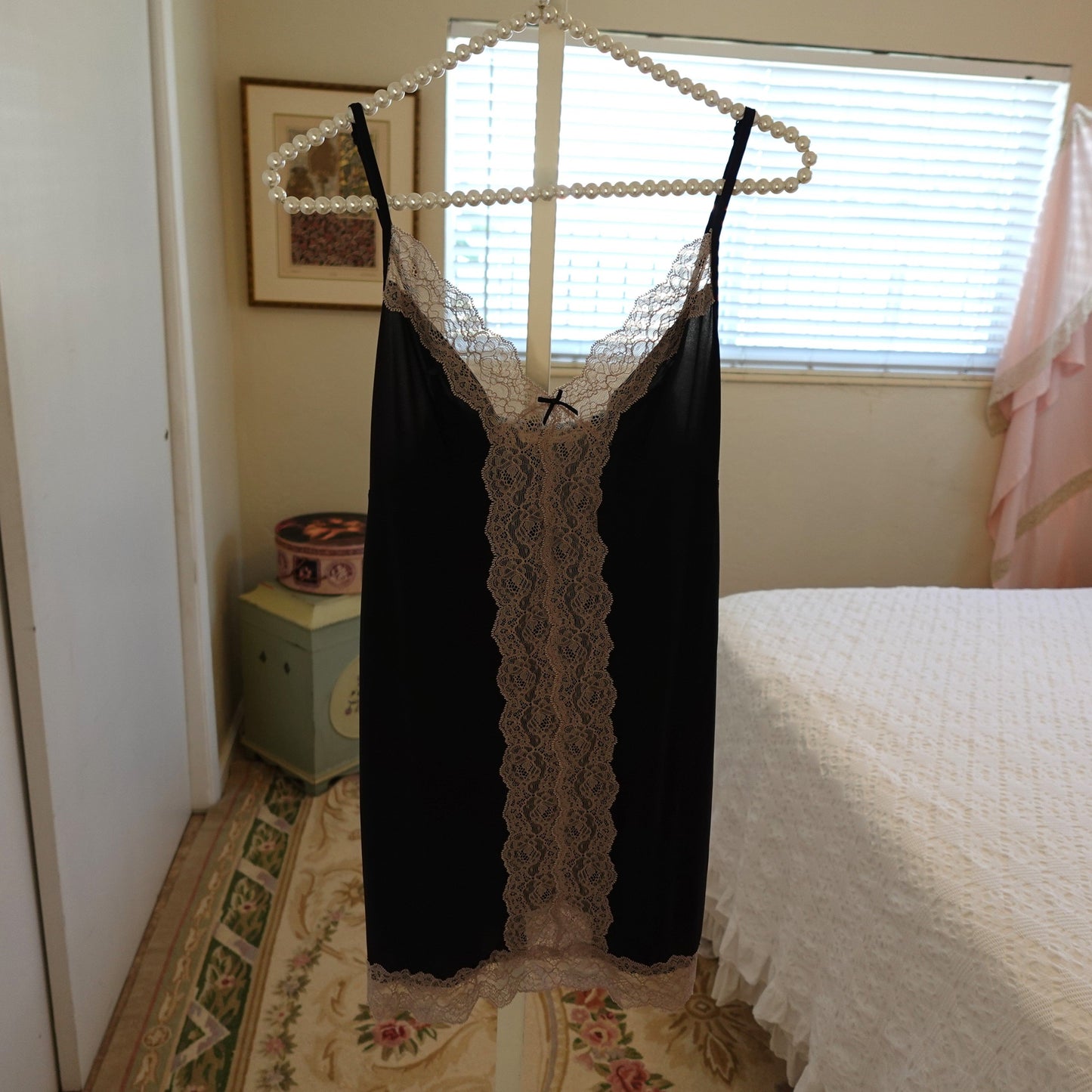 2012 Victoria's Secret Black Buttery Mini Slip