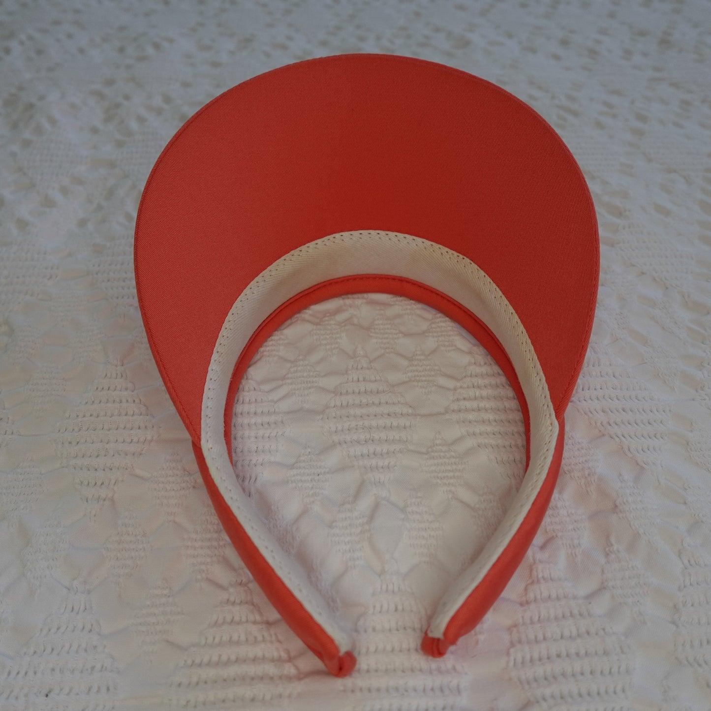 Vintage Orange Tail Visor