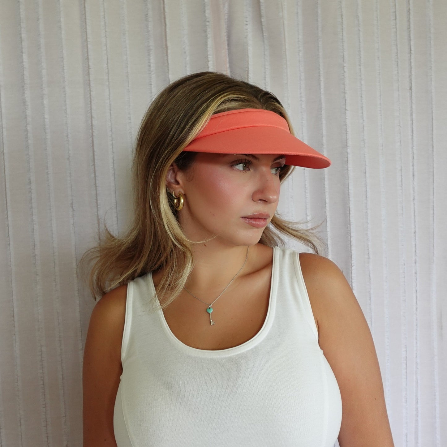 Vintage Orange Tail Visor