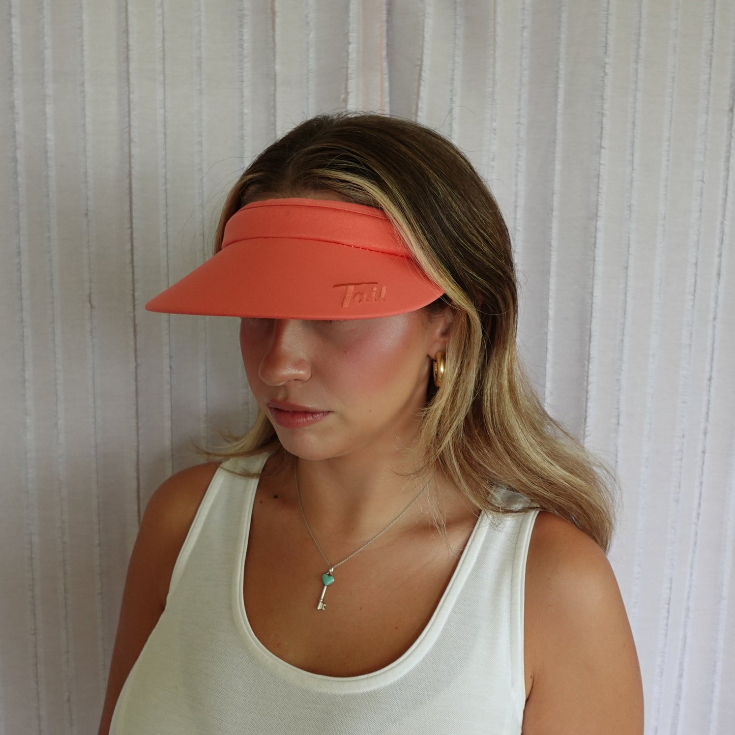 Vintage Orange Tail Visor