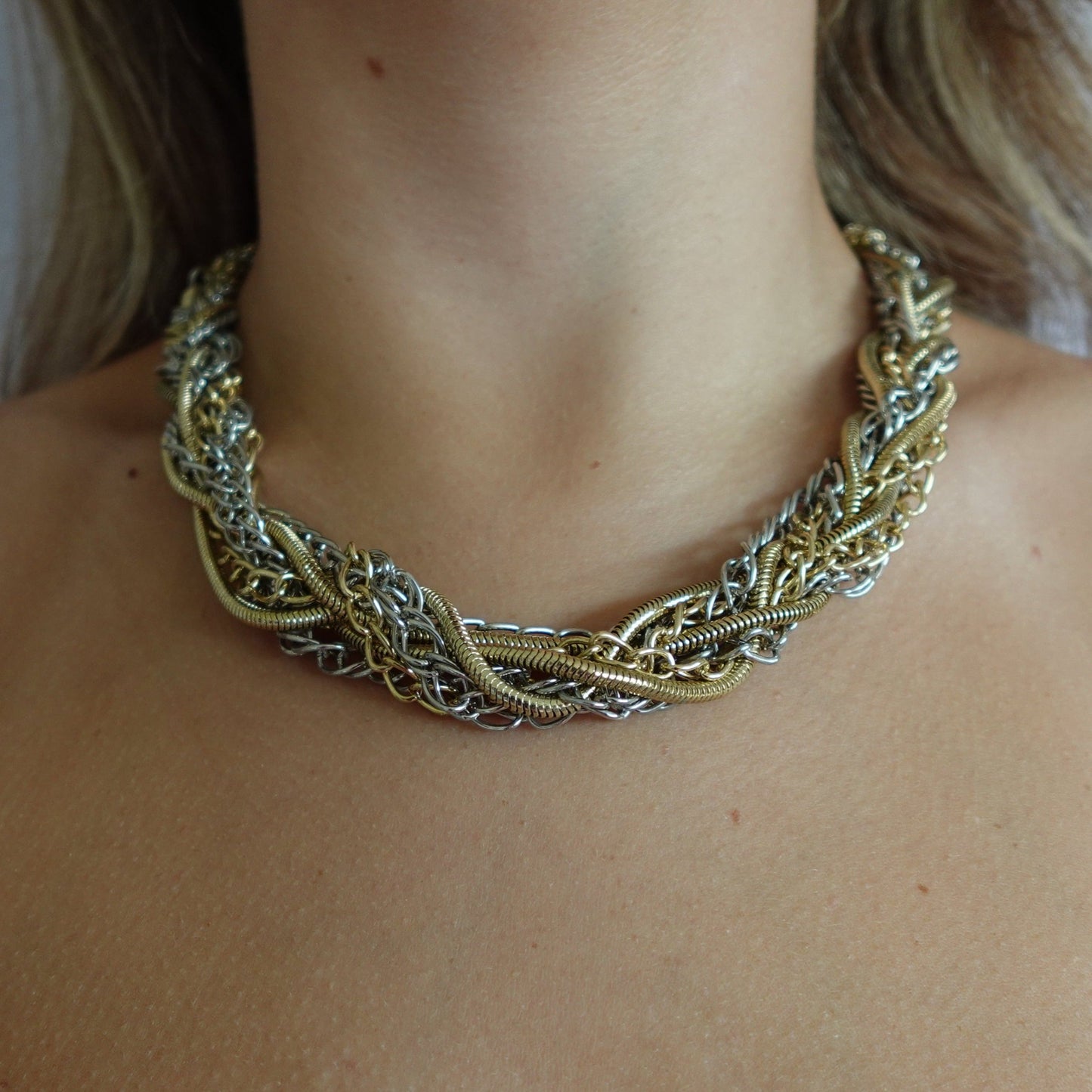 Mixed Metal Choker