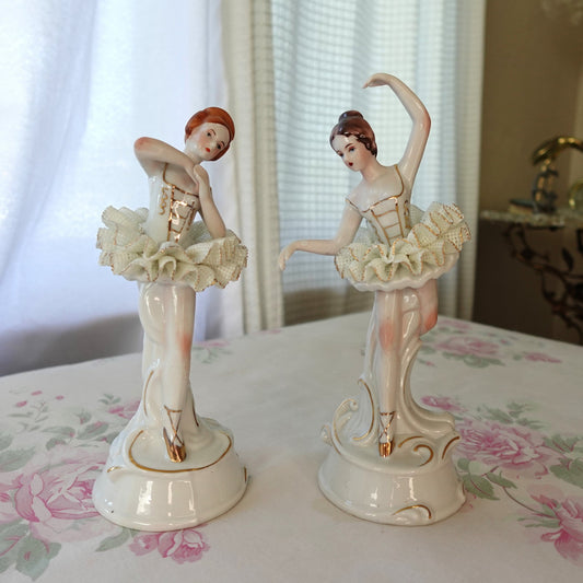 1950s Porcelain Ballerinas