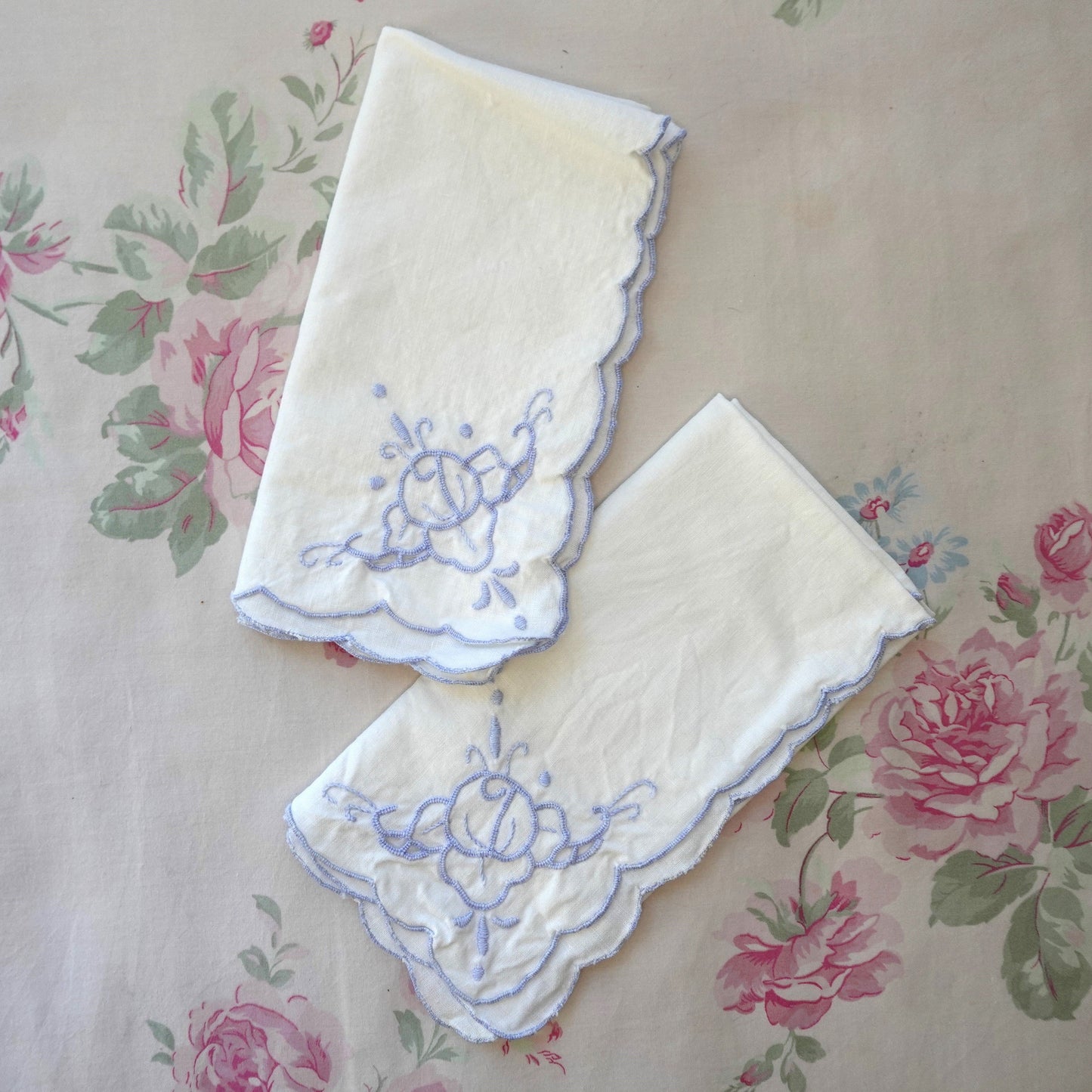 Vintage Embroidered Napkins