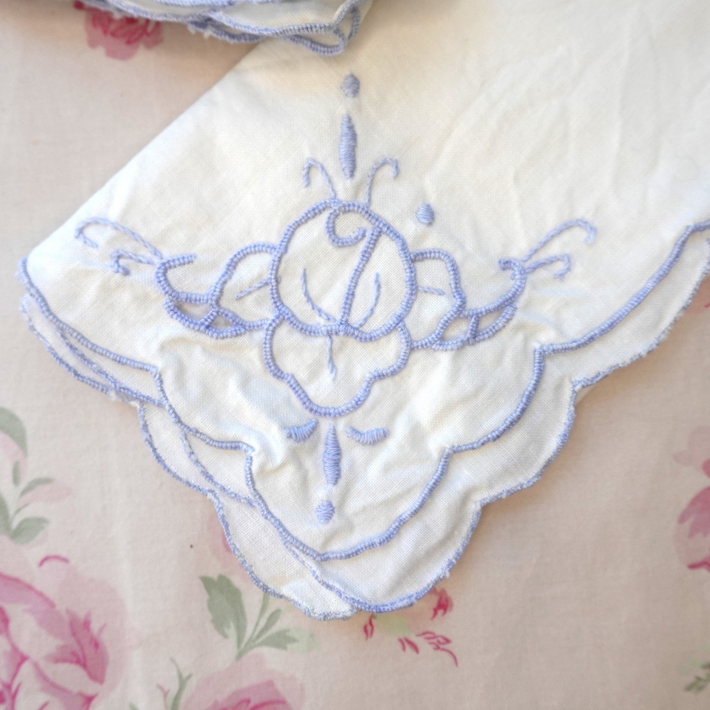 Vintage Embroidered Napkins