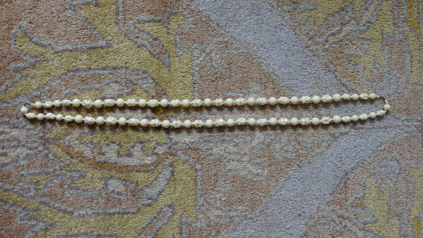 Vintage Baroque & Round Bead Necklace