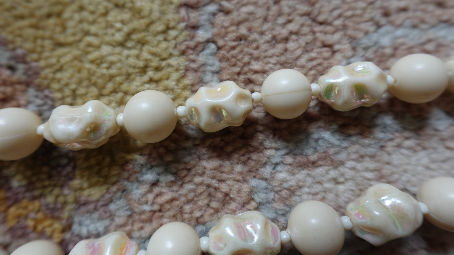 Vintage Baroque & Round Bead Necklace