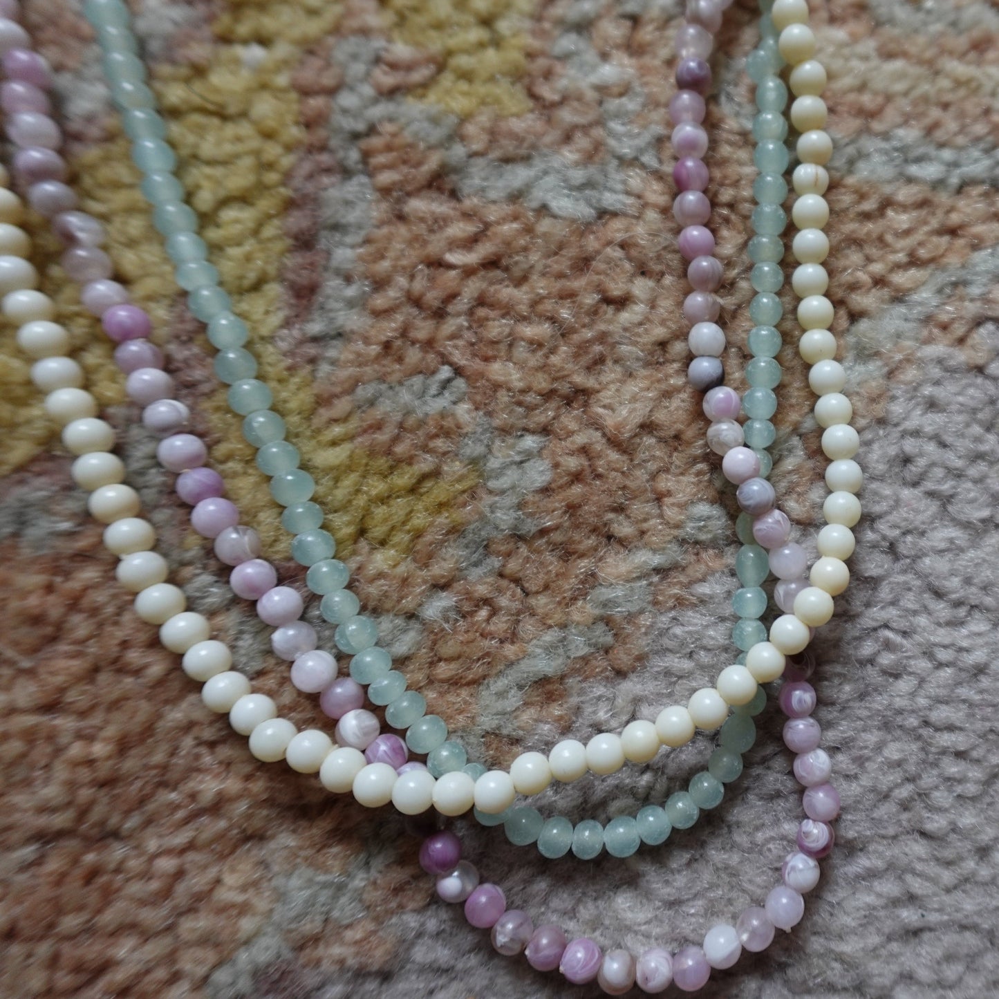 Mermaid Colored Bead Necklaces