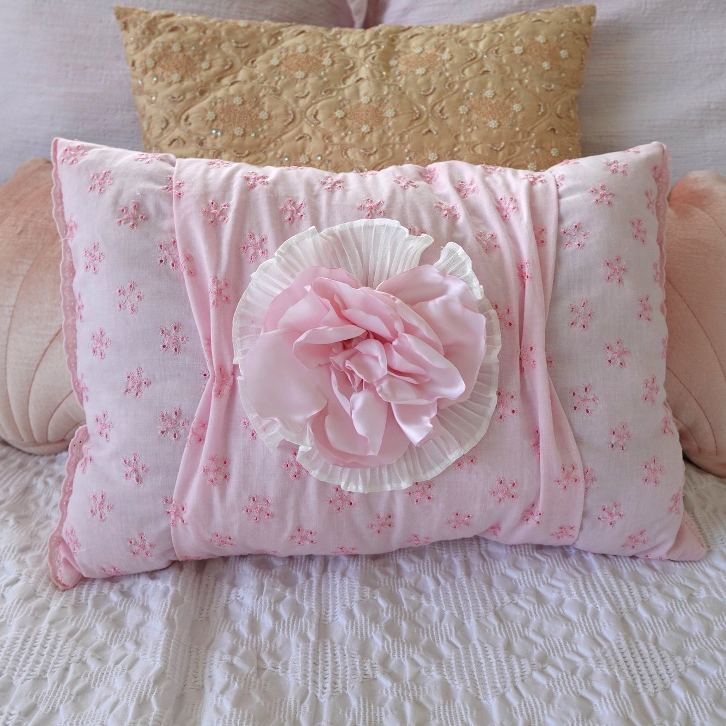 Tashtastic Rectangle Floral Decorative Pillow