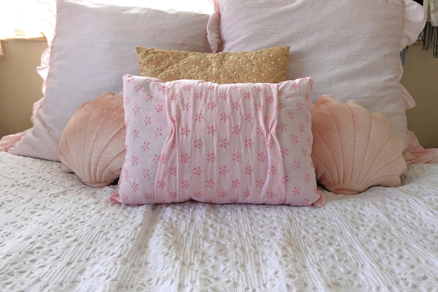 Tashtastic Rectangle Floral Decorative Pillow