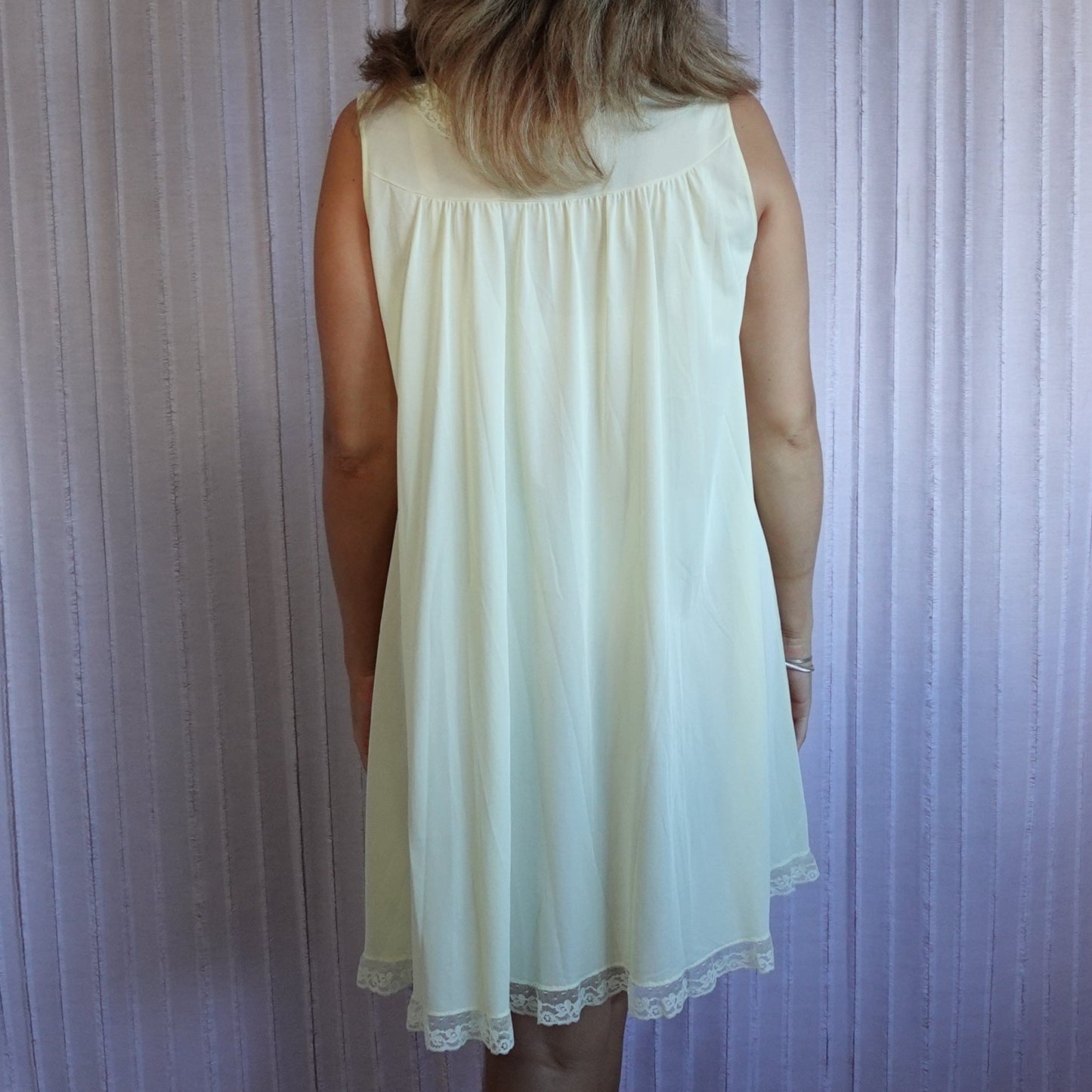 Vintage Buttercup Mini Dress & Robe