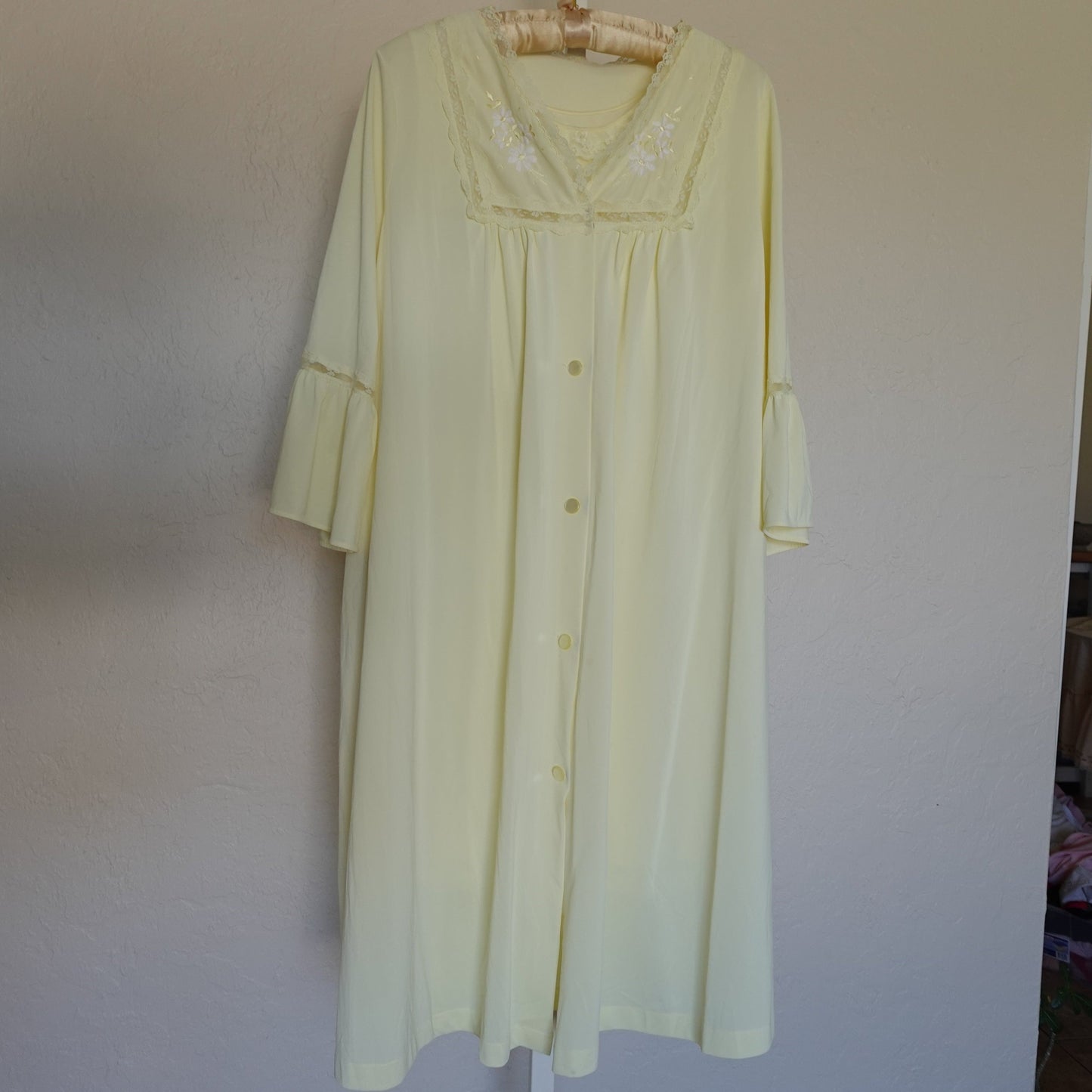 Vintage Buttercup Mini Dress & Robe