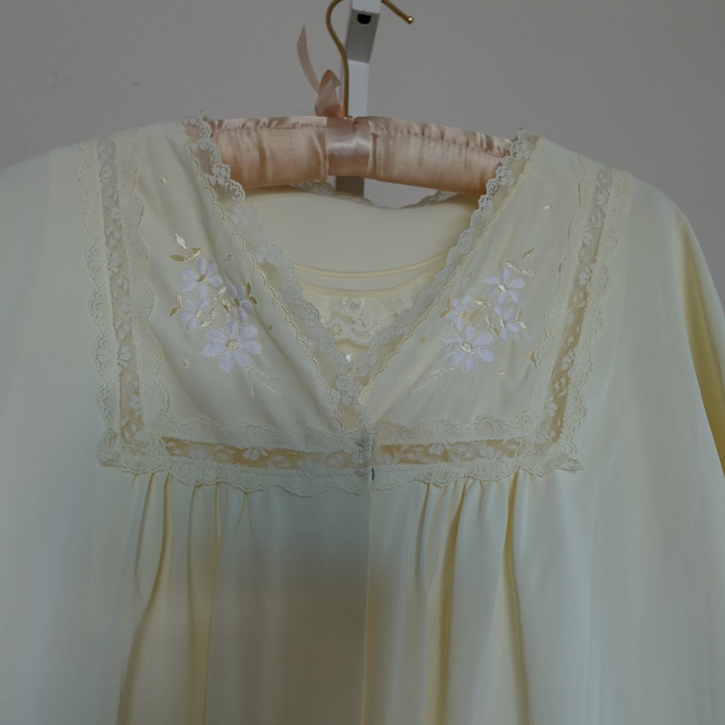 Vintage Buttercup Mini Dress & Robe