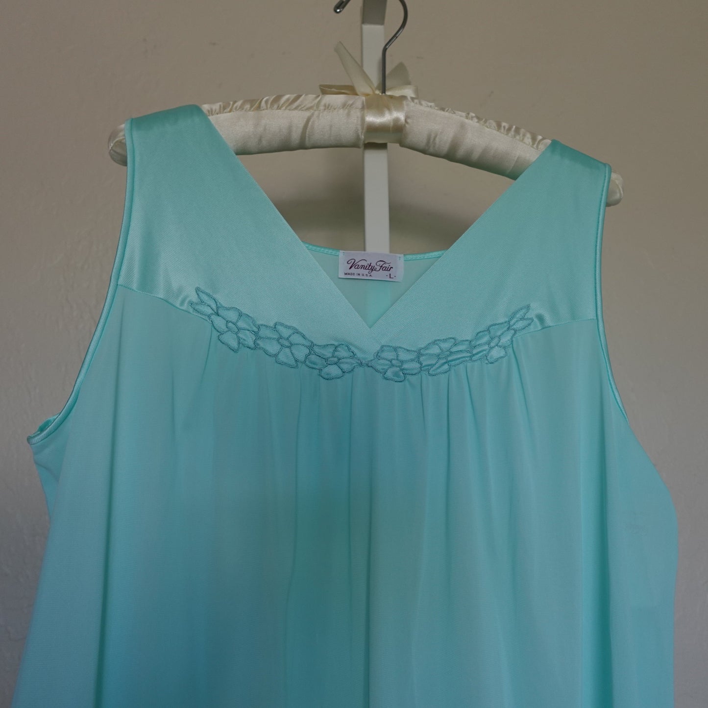 Deadstock Vintage Turquoise Maxi Dress & Robe